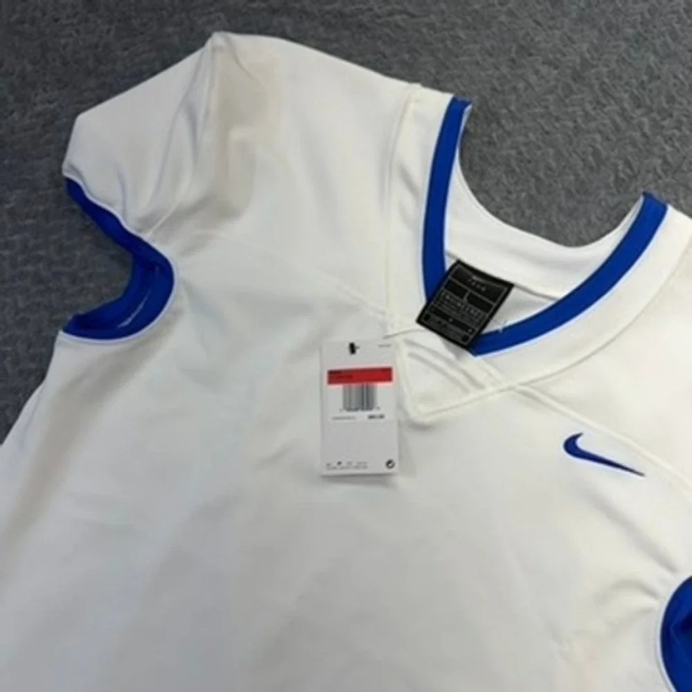 Nike Football Jersey Mens L White Royal Blue AO4800-108 Team Engineered NWT Spot